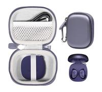 CaseSack Case for Raycon Fitness Earbuds with Built in Mic 56 Hours (Blue)