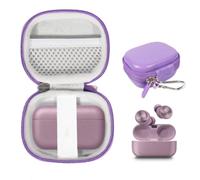 CaseSack Case for Technics EAH-AZ100/EAH-AZ80/EAH-AZ60 Premium Hi-Fi True Wireless Bluetooth Earbuds (Light Purple)