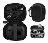 CaseSack Case for TOZO NC9 Hybrid Active Noise Cancelling Wireless Earbuds (Black)
