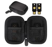 CaseSack Security Key Case Compatible with Yubico YubiKey 5Ci NFC, 5Ci, NFC, 5 Nano, 5 NFC and Yubico 5C NFC, OnlyKey FIDO2, FIDO, U2F, Thetis, Dual mesh Pocket for More Security Keys