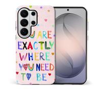 casesok for Samsung Galaxy S26 Ultra Case,Dual-Layer Hard Shell + Silicone Phone Cover,Full Body Protection Shockproof Case for Samsung Galaxy S26 Ultra-Self-Love Inspirational Quote