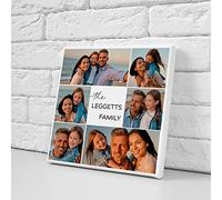 CaseStone Personalised Photo Canvas Wall Art Frames Multiple Pictures Digital Artwork Wall Prints Home Décor - Great Gift for any Occasion 18'x18' 1