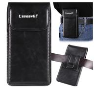 Caseswill For Nothing Phone 1/2 / 3 / 3a / 3a Pro / 2a / 2a Plus / 3a Lite/CMF Phone 1/2 Pro Case Premium Leather Phone Pouch with Belt Clip Holster (Black)