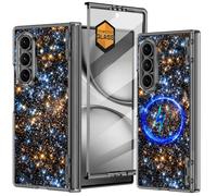 Casetego for Galaxy Z Fold 8 Ultra Case Magnetic,[Compatible with MagSafe][Built-in Screen Protector][Hinge Protection] Slim Shockproof Cute Women Girl Case for Samsung Galaxy Z Fold 8 Ultra,HotBlack