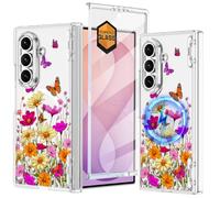 Casetego for Galaxy Z Fold 8 Ultra Case Magnetic,[Compatible with MagSafe][Built-in Screen Protector][Hinge Protection] Slim Shockproof Cute Women Girl Case for Samsung Galaxy Z Fold 8 Ultra,HotPurple