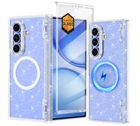 Casetego for Galaxy Z Fold 8 Ultra Case Magnetic,[Compatible with MagSafe][Built-in Screen Protector][Hinge Protection] Slim Shockproof Cute Women Girl Case for Samsung Z Fold 8 Ultra,AllGlitter