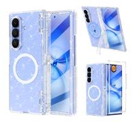 Casetego for Galaxy Z Fold 8 Ultra Case Magnetic,[Compatible with MagSafe][Built-in Screen Protector][Kickstand][Hinge Protection] Slim Shockproof Women Case for Samsung Galaxy Z Fold 8 Ultra,Glitter