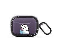 CASETiFY Bounce Airpods Pro (1st/2nd Gen) Case with Ring - Lick - Matte Deep Purple