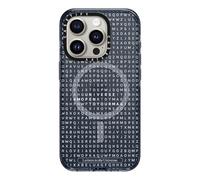 CASETiFY Impact Case for iPhone 15 Pro [4X Military Grade Drop Tested / 8.2ft Drop Protection/Compatible with Magsafe] - Letter Soup - Universe I'm Open to Your Magic - Classic Blue