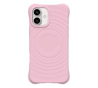 CASETiFY Ripple Silicone Case for iPhone 16 Plus [Magsafe Compatible / 6.6 ft. 2X Military Grade Drop Protection] Soft-Touch, Secure Grip - Primrose Pink