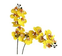 Casetlong 5PCS Artificial Flowers Home Decor Wedding Road Leads Flower Arrangement Bouquet(Yellow)