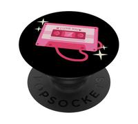 Casette Tape I Love Music Shirt Cassette Tee Gift valentine PopSockets Adhesive PopGrip