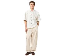 Casey Jones Loose Cargo Trousers in Ecru