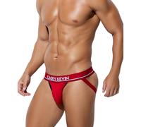 Casey Kevin Mens Jock Straps Low Rise Jockstrap comfortable Underwear Athletic Supporter-red,XXL