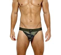 Casey Kevin Mens Jockstrap Mesh Underwear Unique Camo Breathable Jock Strap