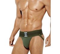 Casey Kevin Mens Jockstrap Sexy Underwear Breathable Athletic Supporter for Male Jock Strap,A6-ck2213-olive Green,XL