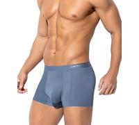 Casey Kevin Men's Modal Underwear Ice Silk Boxers Microfibre Trunks Breathable Boxer Briefs Low Rise Sports Underpants Thin Mesh Pouch Pants, Light Green XL