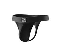 Casey Kevin Men's Sexy Thongs G-String Underwear Pouch Seamless Low Rise Athletic Supporter Thong Underpants,Black,S
