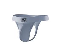 Casey Kevin Men's Sexy Thongs G-String Underwear Pouch Seamless Low Rise Athletic Supporter Thong Underpants,Gray,L