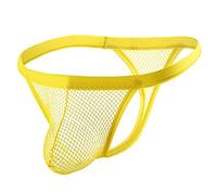 Casey Kevin Mens Thong Sexy See Through Thongs for Men Underwear G-String | Soft Men's Thong Underwear, Low Rise Mesh Male Thong with 3D Pouch, Stretchy Mens Sexy Underwear for the Bedroom, Gym, Daily