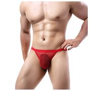 Casey Kevin Mens Thong Sexy See Through Thongs for Men Underwear G-String | Soft Men's Thong Underwear, Low Rise Mesh Male Thong with 3D Pouch, Stretchy Mens Sexy Underwear for the Bedroom, Gym, Daily