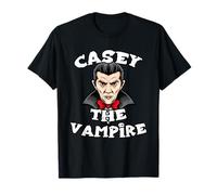 Casey The Vampire T-Shirt Halloween Simple Costume T-Shirt