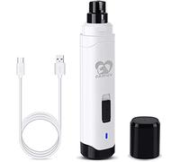 Casfuy Dog Nail Grinder Upgraded - Professional 2-Speed Electric Rechargeable Pet Nail Trimmer Painless Paws Grooming & Smoothing for Small Medium Large Dogs & Cats