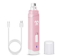 Casfuy Dog Nail Grinder Upgraded - Professional 2-Speed Electric Rechargeable Pet Nail Trimmer Painless Paws Grooming & Smoothing for Small Medium Large Dogs & Cats