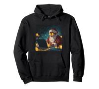 Cash and Crypto Santa Claus Costume Pullover Hoodie
