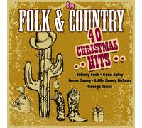 CASH/AUTRY/YOUNG/JONES/CLOONEY/+ - FOLK & COUNTRY-40 CHRISTMAS HITS 2 CD NEW