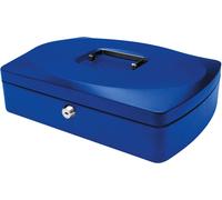 Q-Connect Cash Box 12 Inch Blue Ref KF02625