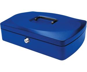 Cash Box Q-CONNECT Extra Large 325x85x235mm Blue/Office Equipment/Type-Extra La
