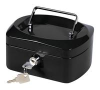Cash Box Q-Connect Small 155X75X120mm Black/office Equipment/type-Small/shape-Rounded/material-Metal/colour-Black/dimensions
