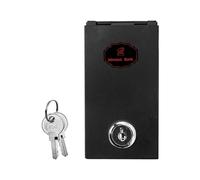 Cash Box with Key - Metal Money Lock Box, Portable Safe Storage, Sturdy Tough Construction, Practical Easy Use Design, Excellent Home Office Business Accessory, Winners Gambler Travel Trip