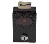 Cash Box With Lock | Portable Tool Toy with Clear Label - Cash Lock Box | for Kids Boys Adults Travel Home Indoor Christmas Birthday Office