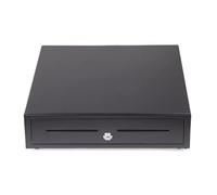 Cash Drawer， Banknotes Cash Drawer Touch Electronic Register Removable Coin Compartment for Petty Money(Noir)