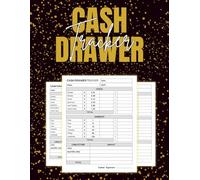 Cash Drawer Tracker: Simple Daily Record Book for Cash Management and Register Balancing: Track Cash Inflows, Outflows, and Balances - Perfect for Small Businesses, Shops, and Market Stalls