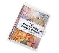 Cash Envelope Binder - 100 System For Effective Savings Challenge Organizer Secure Pockets Track Progress Build Discipline Motivational Budgeting Tool Flexible Finance Planning Resource Achieve GoalsY