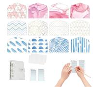 Cash Envelopes For Budgeting,12pcs Envelopes With Labels And Planner - Budget Money Saving Binder - For Home Student Room Office Travel Women Children Teens Adults Family