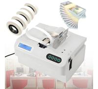 Cash Fast Binding Machine, Desktop Semi-Automatic Banding Machine, Professional Paper & OPP Tape Strapping Machine, Adjustable Tension & Temperature, Fast Bundling Tool
