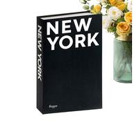 Cash Hiding, Fake Book Safe Box, Secret Valuables Container, Unassuming Design, Blends in on Any Shelf, Travel & Apartment Security, Medium Size Metal Door Novelty Ideal for Valuables