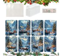 Cash Holder,Christmas Money Holder Cards | 8 Snowman and Dragon Money Holders | Cute Christmas Ornaments with Envelopes, Cash, Navi Supplies, A, Consulte la descripción, See description