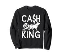 Cash Is King Bold Growth Market Investor Mindset Sweatshirt