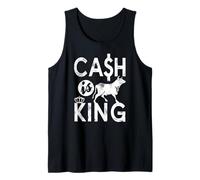 Cash Is King Bold Growth Market Investor Mindset Tank Top