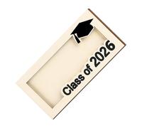 Cash Ornament - Currency Display Case, Keepsake Souvenir Trunk, Seasonal Commemoration Layout, Achievement Milestone Cabinet, Celebration Banquet Supply, Timber Bank for Senior Teens Gold