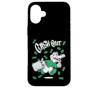 Cash Out Gator Hustle Mode Activated Case for iPhone 16 Plus