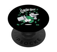 Cash Out Gator Hustle Mode Activated PopSockets Adhesive PopGrip