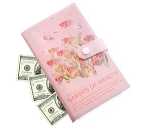 Cash Planner - Organizer Wallet for Wealth | Hundred Day System with Numbered Sleeves & Artistic Bindings for Parents, Students, Seniors and Siblings Decorative Accounting Notebook
