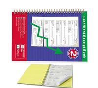 Cash Receipt Book with Duplicate Carbon Free - Small Cash Receipt Book for Accounting, Owner, Tenant, Payments, Deposits, Sales,