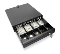 Cash Register Drawer,13” 12V for PSO System with 4 Bills & 5 Coin Tray Removable Compartment with 2 Keys RJ12 Interface Lockable Till Electric USB Metal Drawer for Bar Business Coffee Shop Restaurant